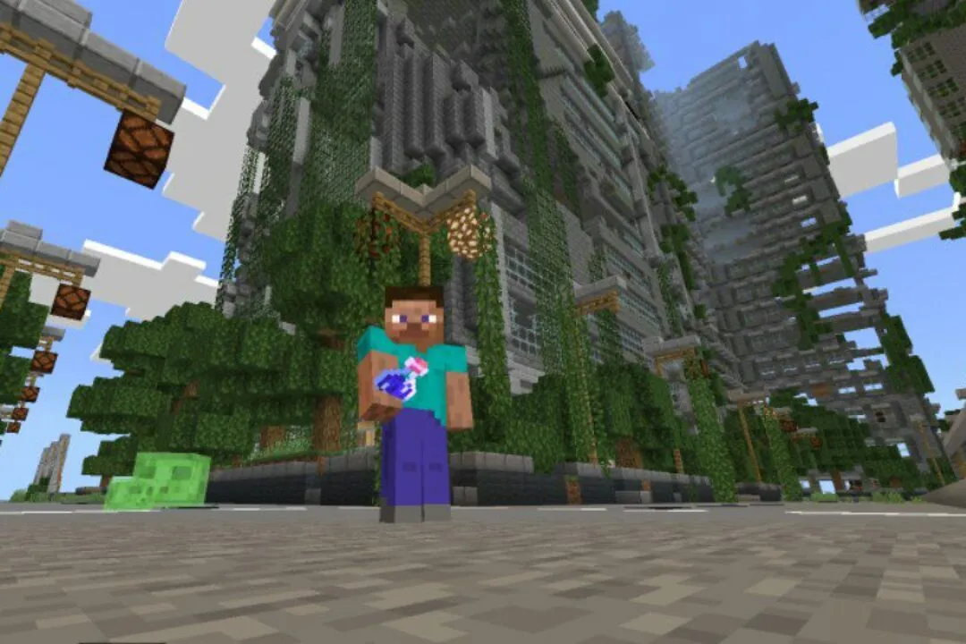 Abandoned City Map for Minecraft PE