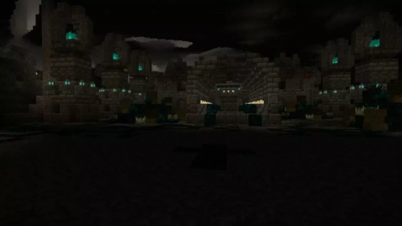 Territory from Deep Dark City Map for Minecraft PE