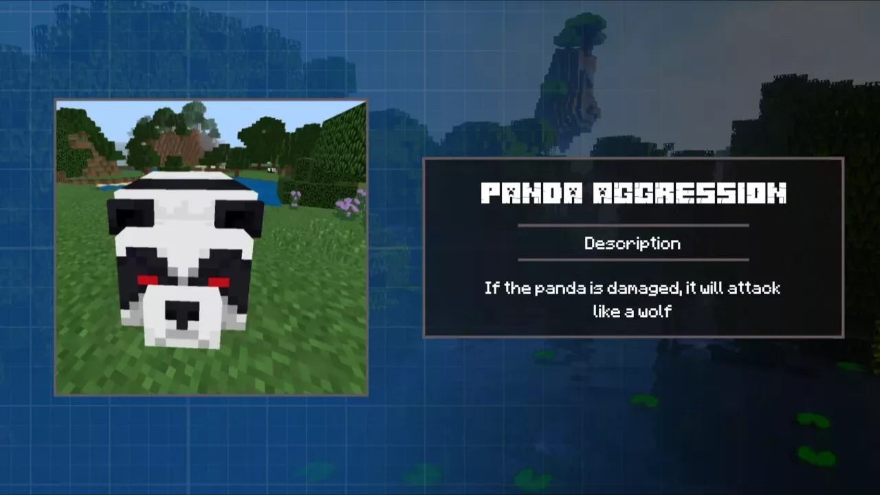 Panda Agression from Minecraft 1.8