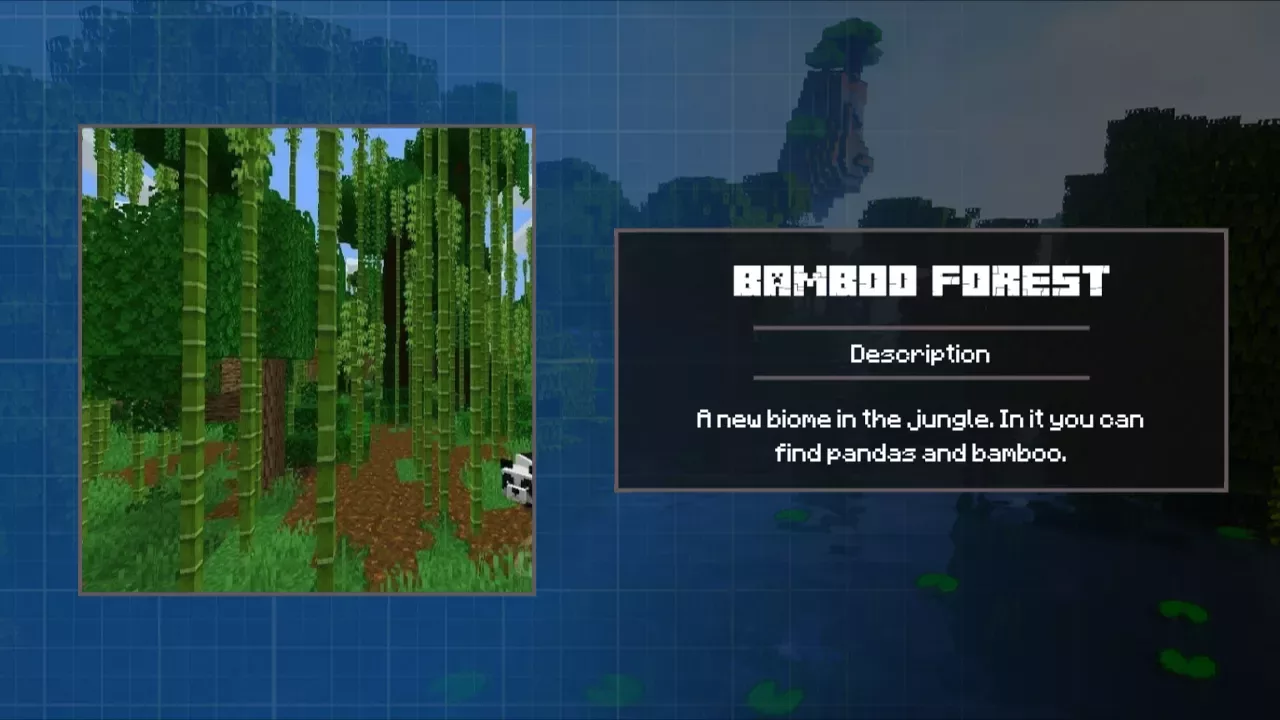 Bamboo Forest from Minecraft 1.9
