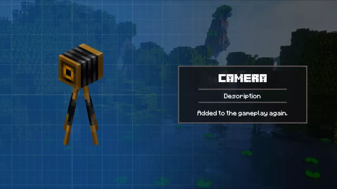 Camera from Minecraft 1.12