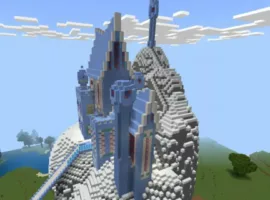 Ice Castle Map for Minecraft PE