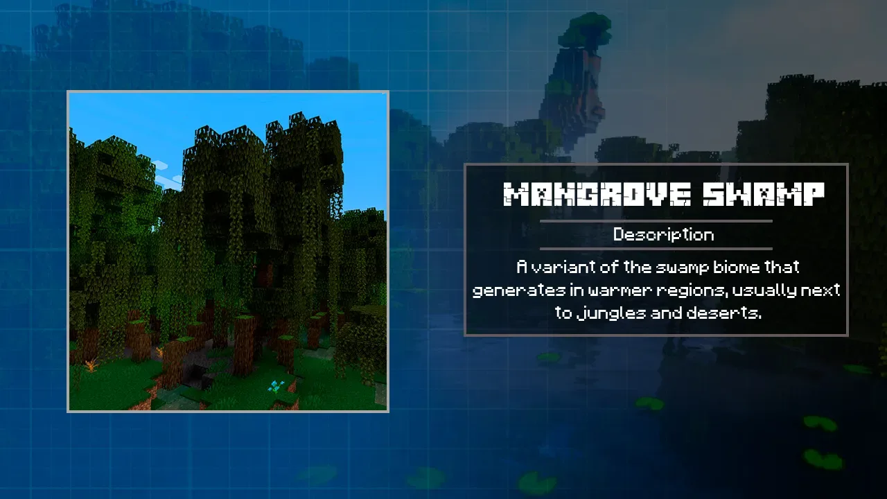 Mangrove Swamp from Minecraft PE 1.19