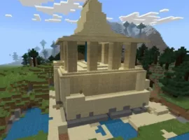 Sand Castle Map for Minecraft PE