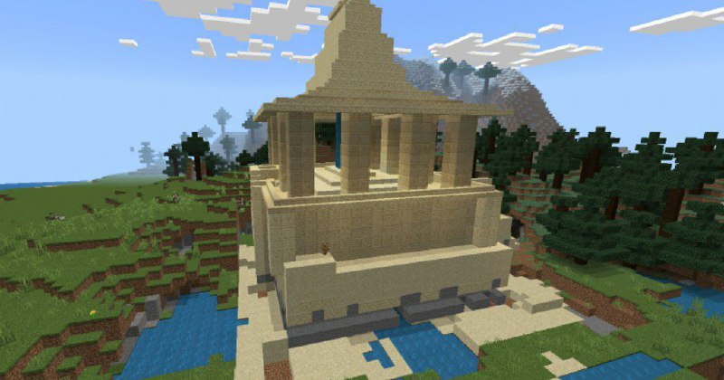 Download Sand Castle Map Minecraft Bedrock Mcpedl