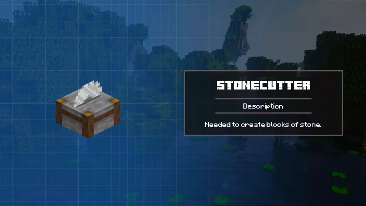 Stonecutter from Minecraft 1.10