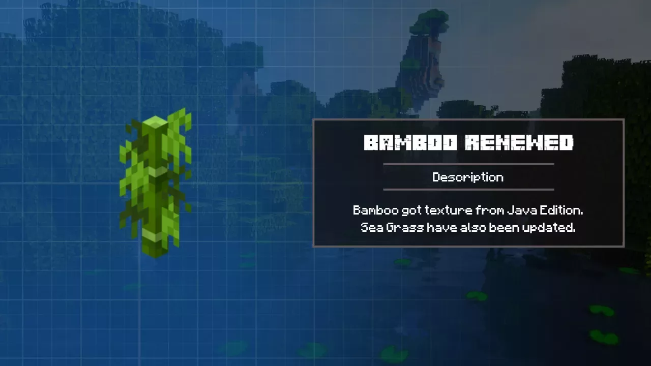 Update Bamboo from Minecraft 1.12