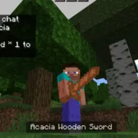 Wooden Sword Mod for Minecraft PE