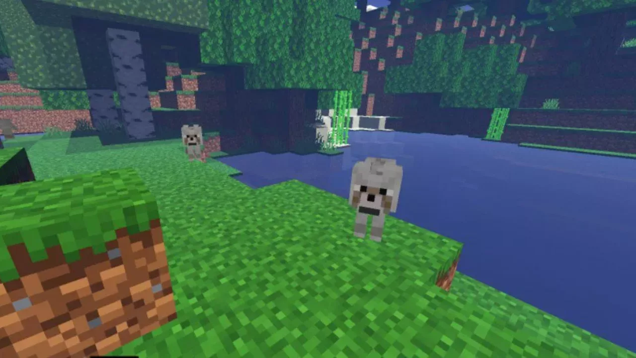 Animals from NoeNoe Shader for Minecraft PE