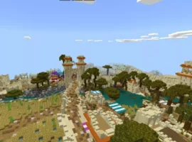 Desert Village Map for Minecraft PE