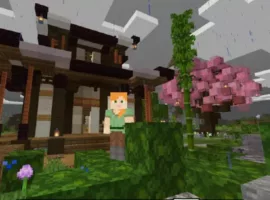 Japanese Village Map for Minecraft PE