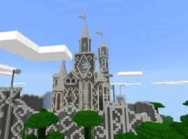 Castle Roof Map for Minecraft PE