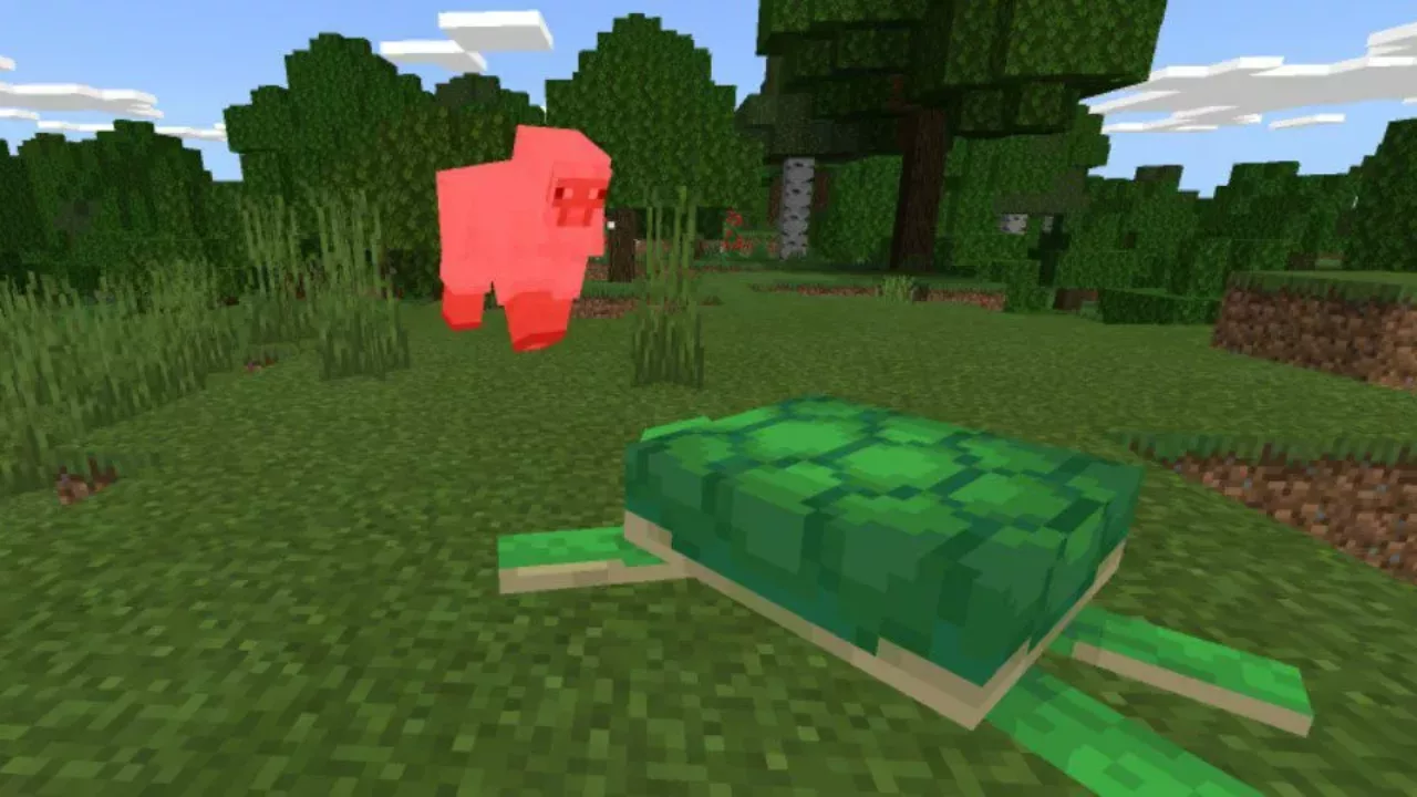 Turtle from Mob Arena Mod for Minecraft PE