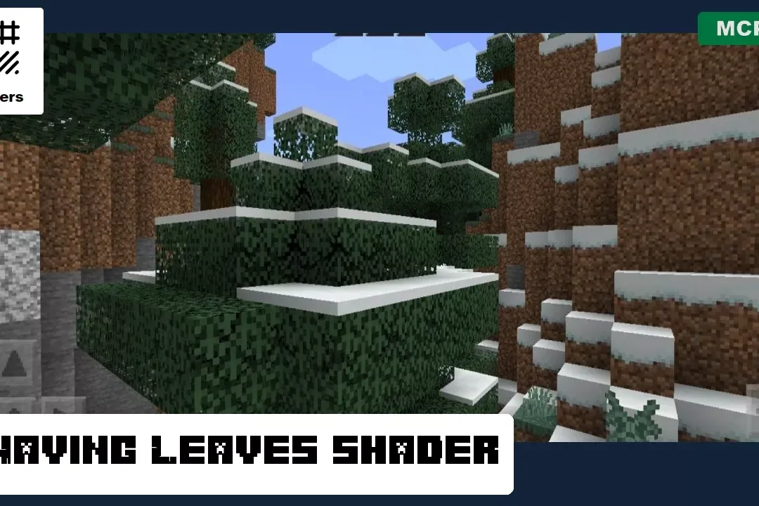 Waving Leaves Shader for Minecraft PE