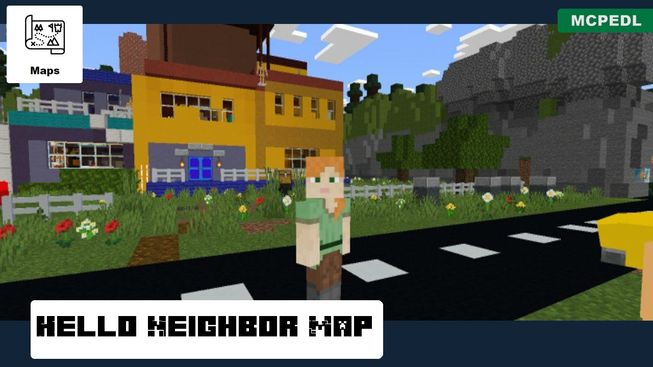Download Hello Neighbor Map Minecraft Bedrock: MCPEDL