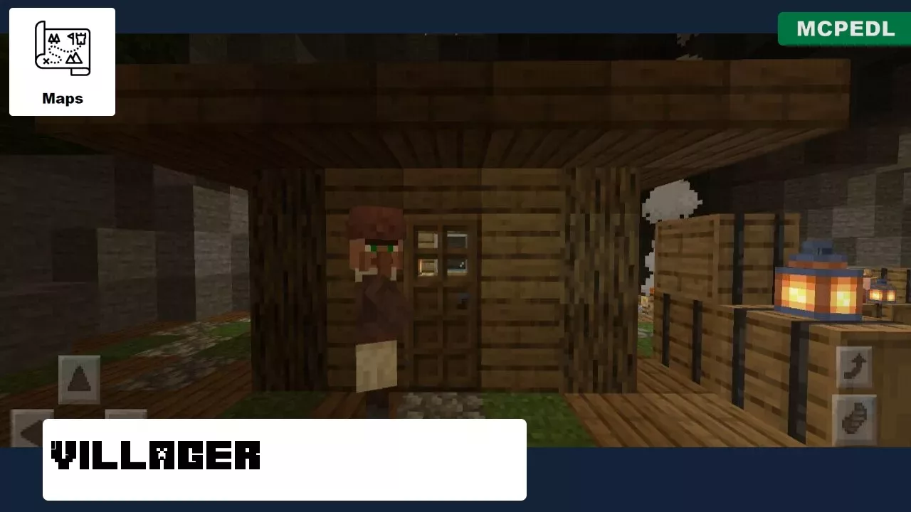 Villager from Underground Village Map for Minecraft PE