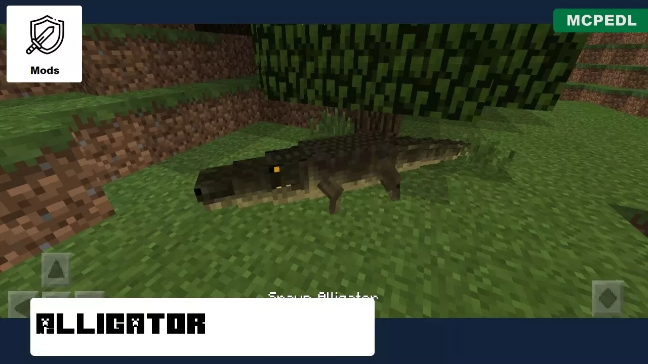 Alligator from Crocodile Mod for Minecraft PE