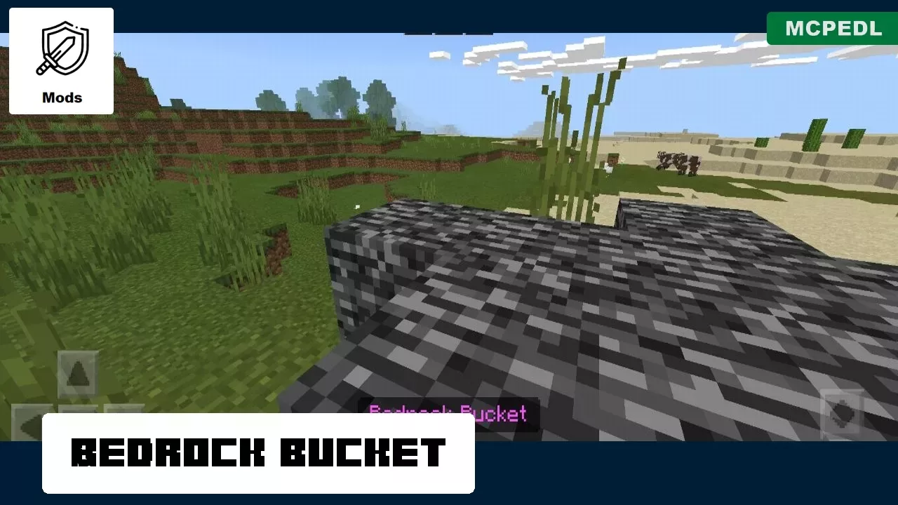 Bedrock Bucket from Hurricane Mod for Minecraft PE