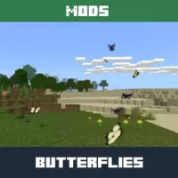 Butterflies Mod for Minecraft PE