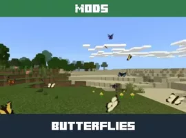 Butterflies Mod for Minecraft PE