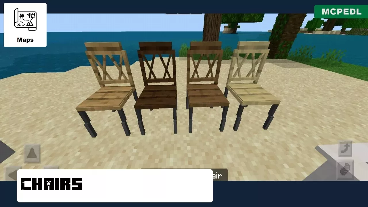 Chairs from Kitchen Mod for Minecraft PE