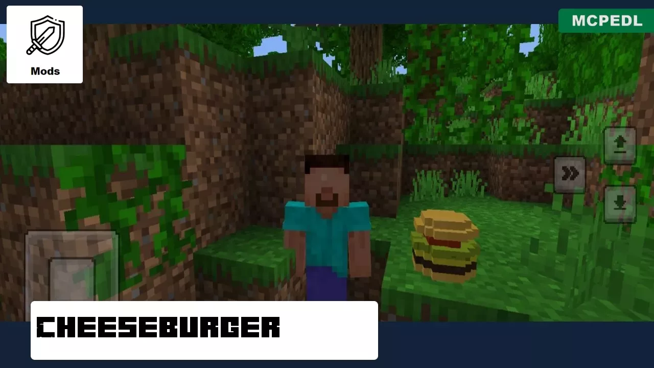 Cheeseburger from Burger Mod for Minecraft PE