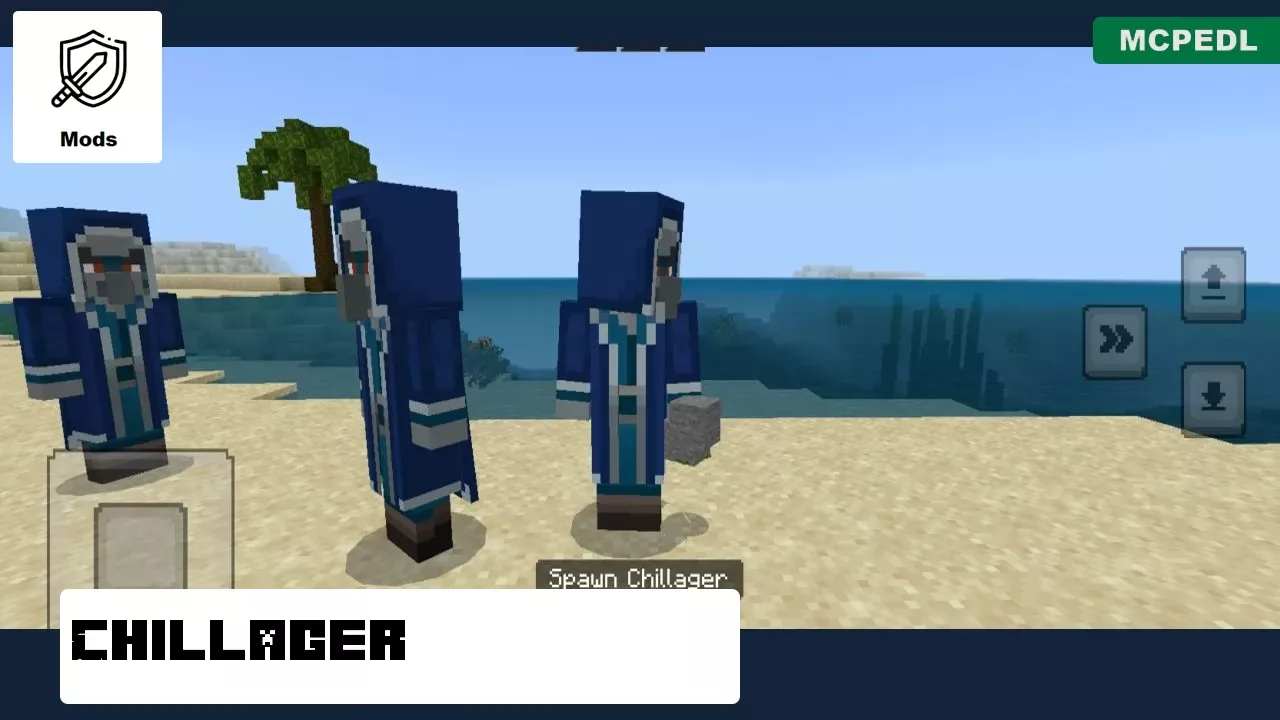 Chillager from Passive Mobs Mod for Minecraft PE