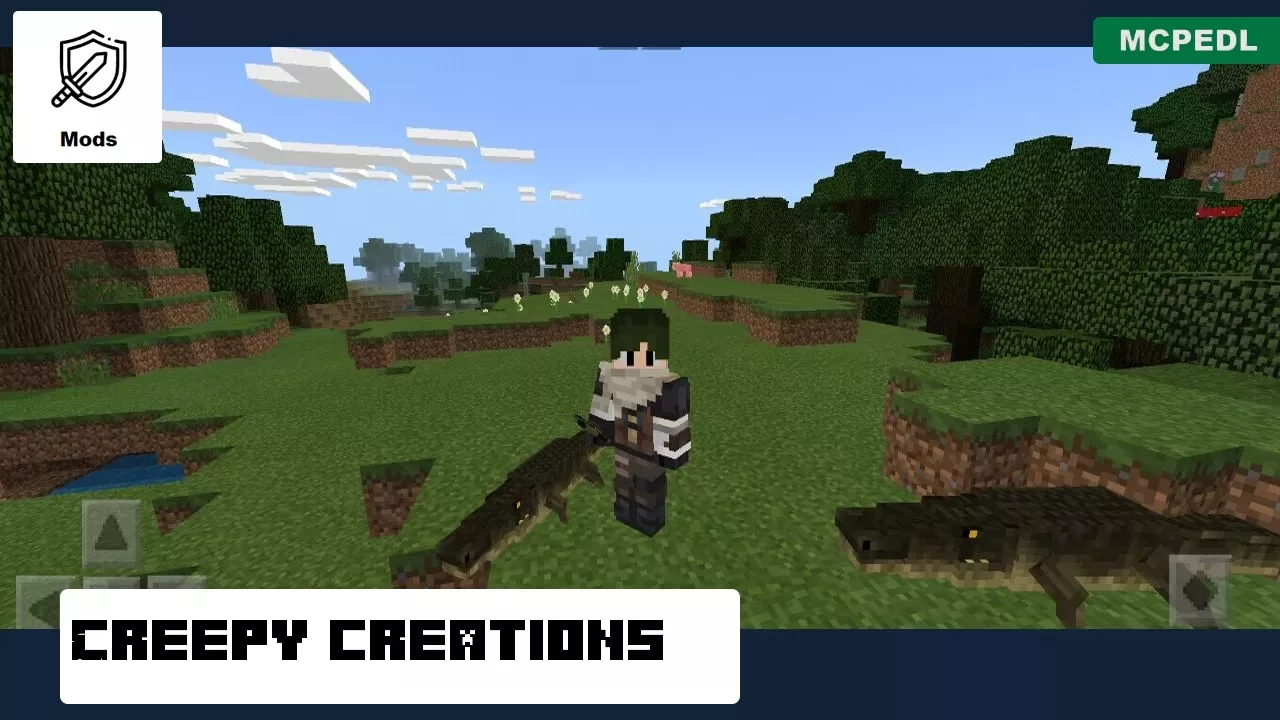 Creepy Creation from Crocodile Mod for Minecraft PE