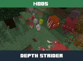 Depth Strider Mod for Minecraft PE