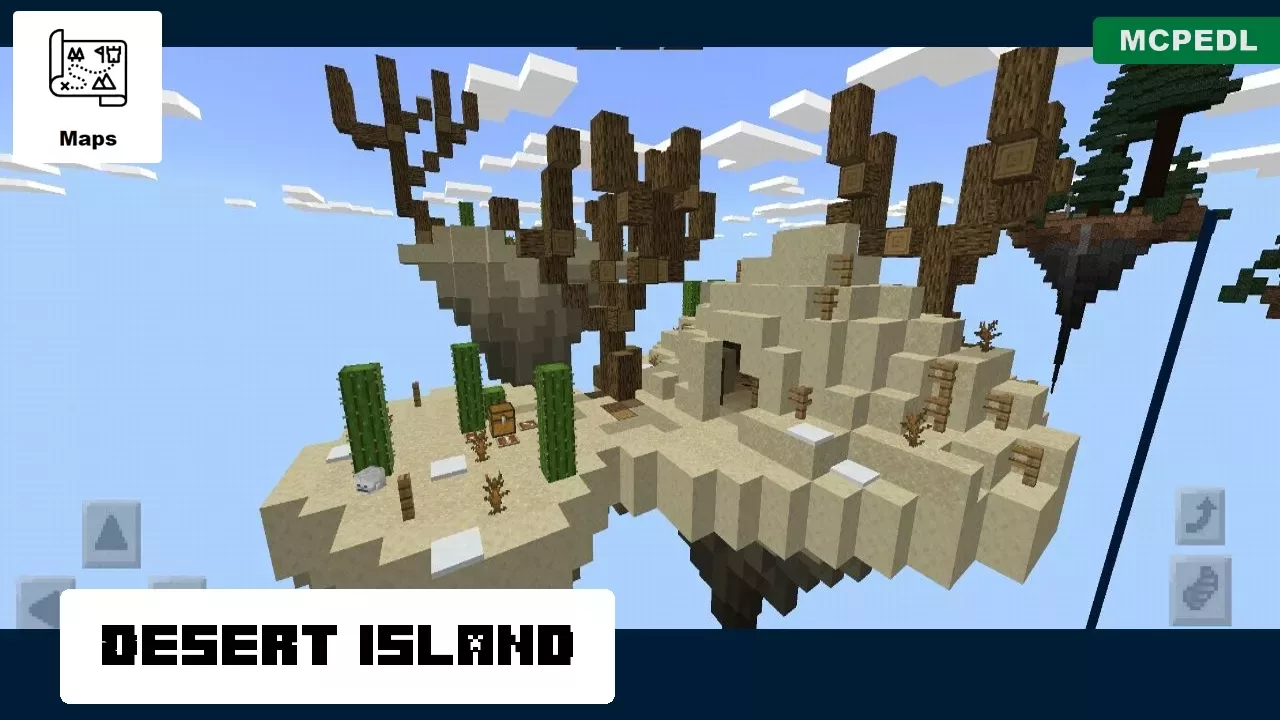 Desert from Skyblock Islands Map for Minecraft PE