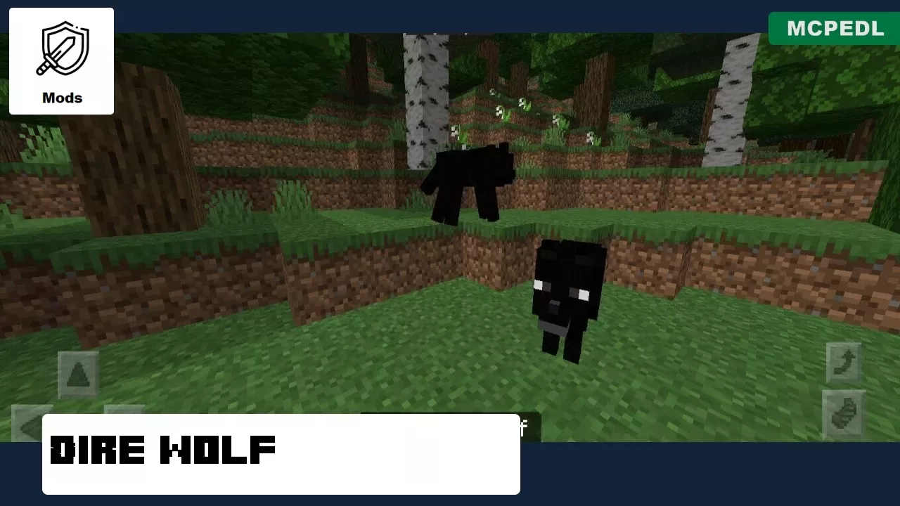 Dire Wolf from Wolf Mod for Minecraft PE