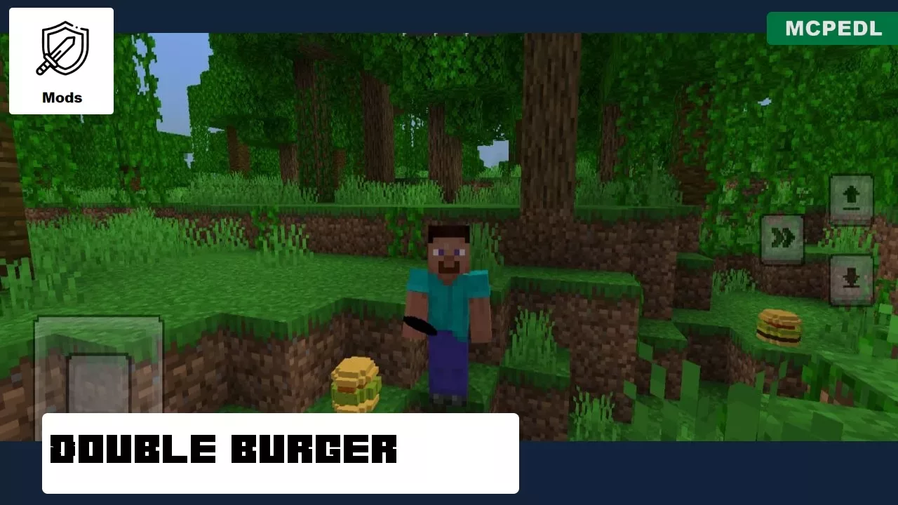 Double Burger from Burger Mod for Minecraft PE