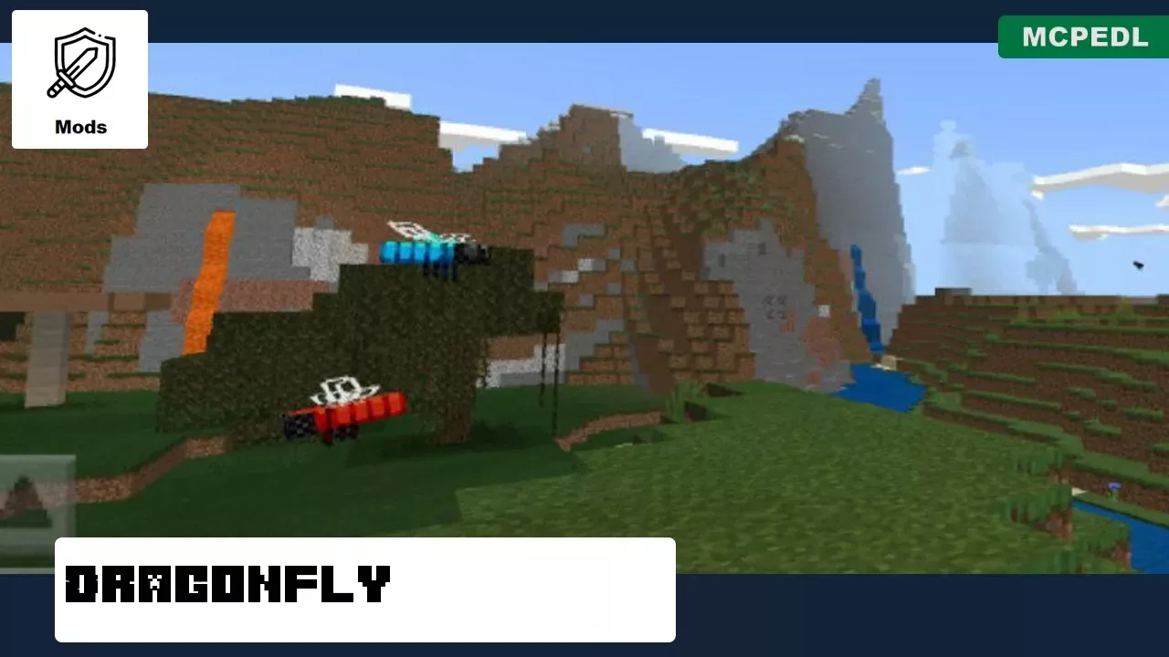 Dragonfly from Fireflies Mod for Minecraft PE