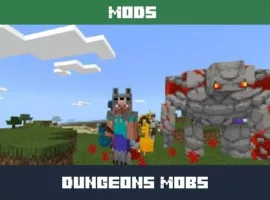 Dungeons Mobs Mod for Minecraft PE