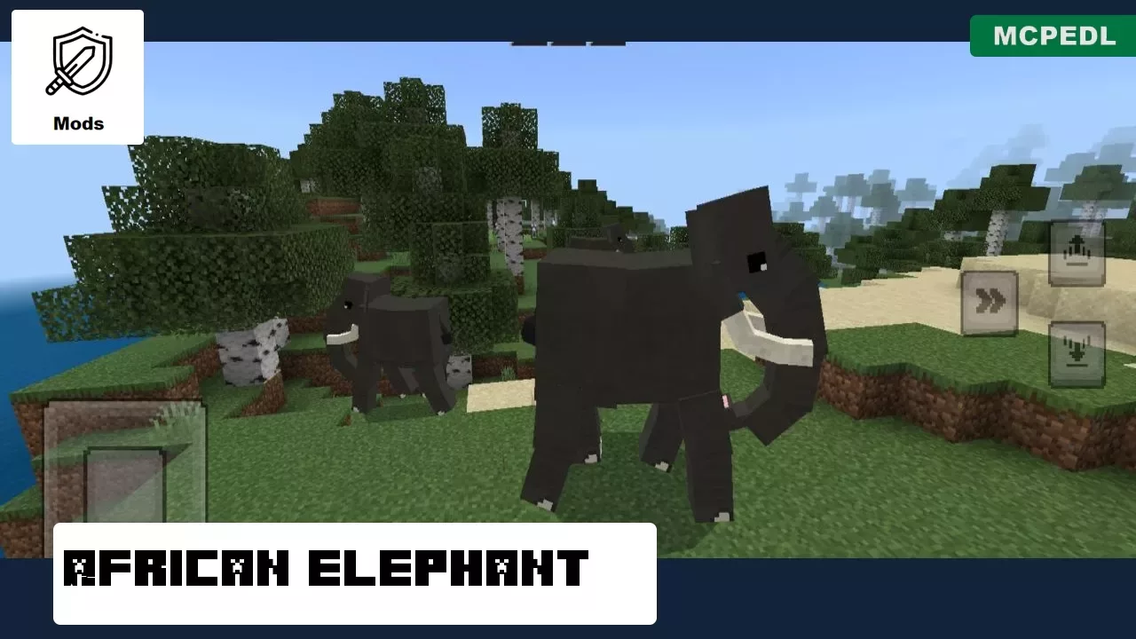 Elephant from Crocodile Mod for Minecraft PE