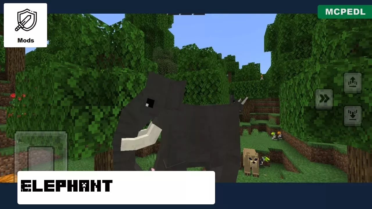 Elephant from Elephant Mod for Minecraft PE