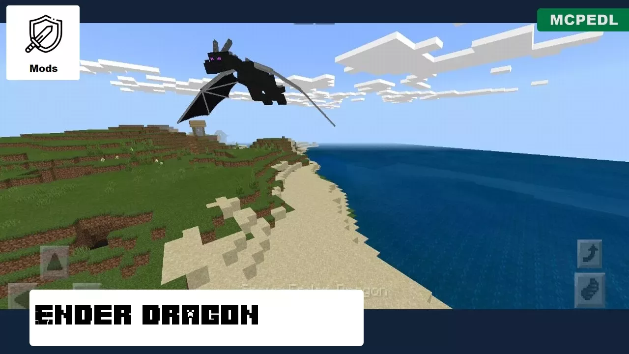 Ender Dragon from Grow Your Dragon Mod for Minecraft PE