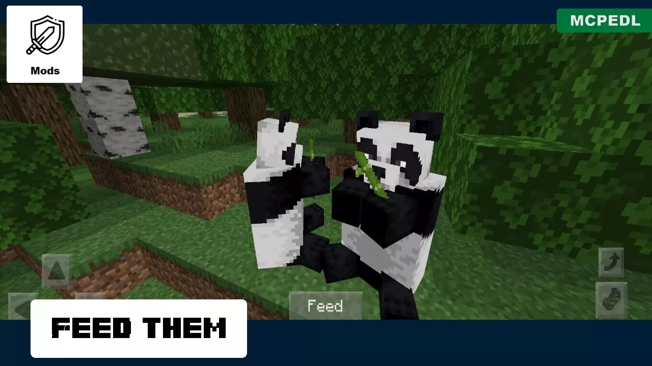 Feed Them from Panda Mod for Minecraft PE