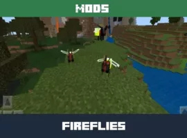 Fireflies Mod for Minecraft PE