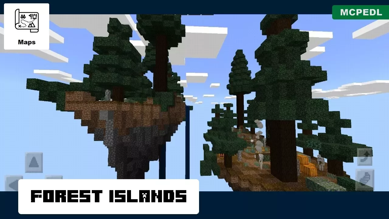 Forest from Skyblock Islands Map for Minecraft PE