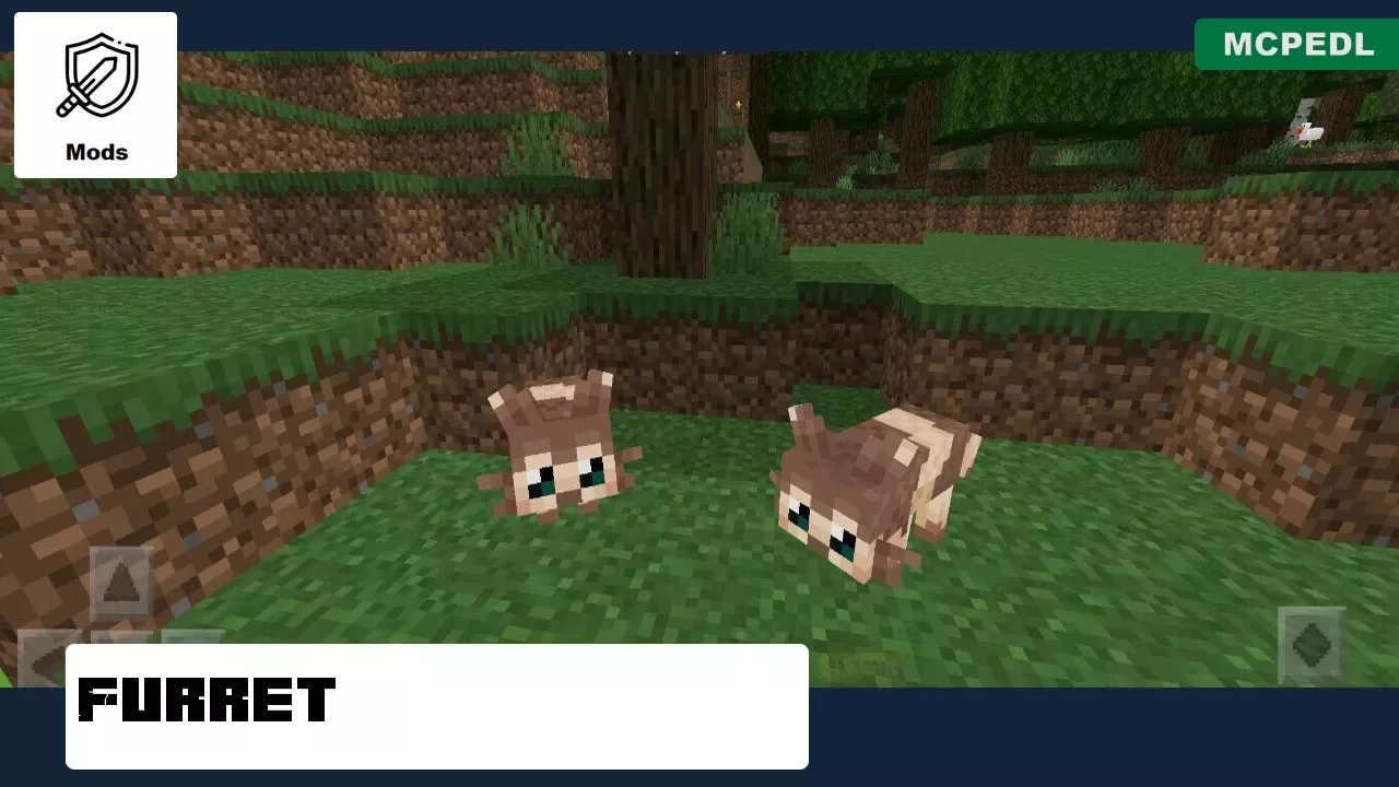 Furret from Fox Mod for Minecraft PE