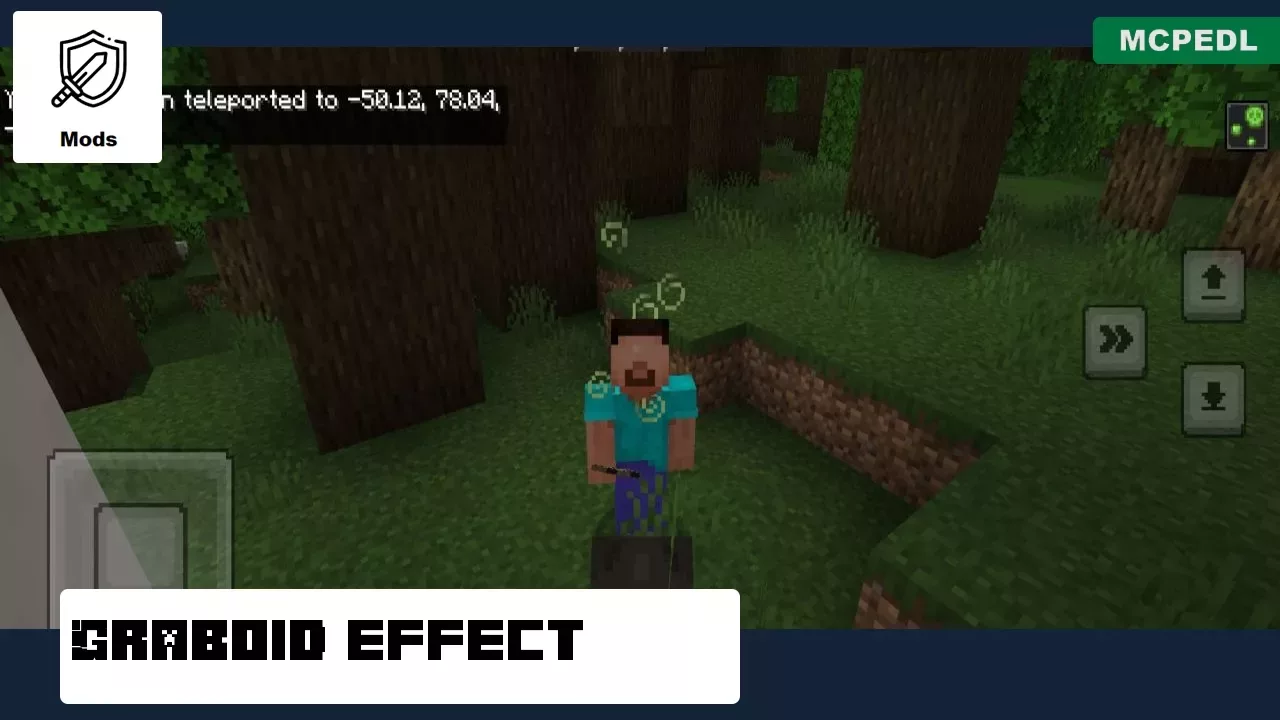 Graboid Effect from Worm Mod for Minecraft PE