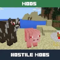 Hostile Mobs Mod for Minecraft PE