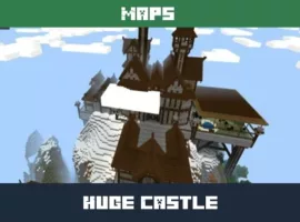 Huge Castle Map for Minecraft PE