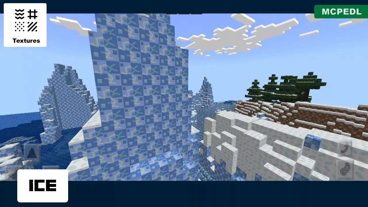 Ice from Lego Texture Pack for Minecraft PE