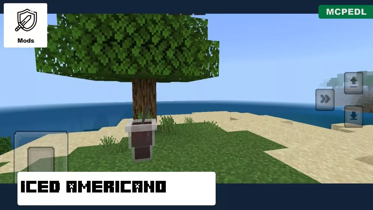 Iced Americano from Coffee Mod for Minecraft PE
