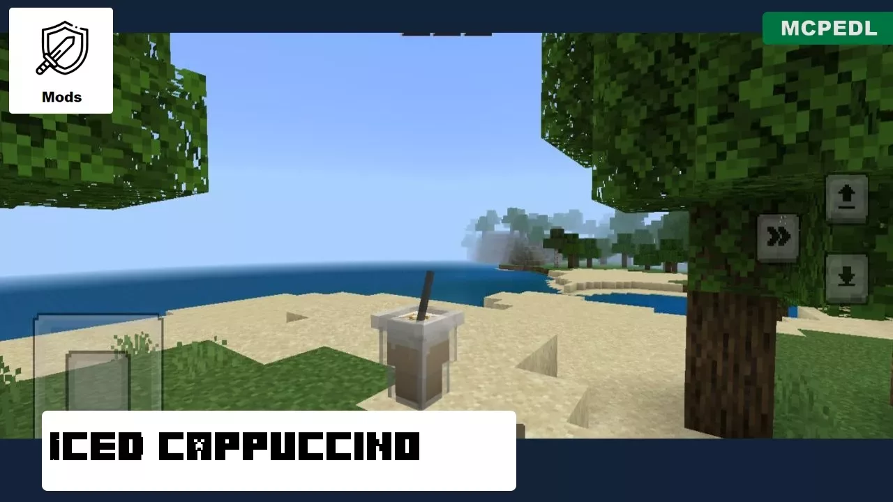 Iced Cappuccino from Coffee Mod for Minecraft PE