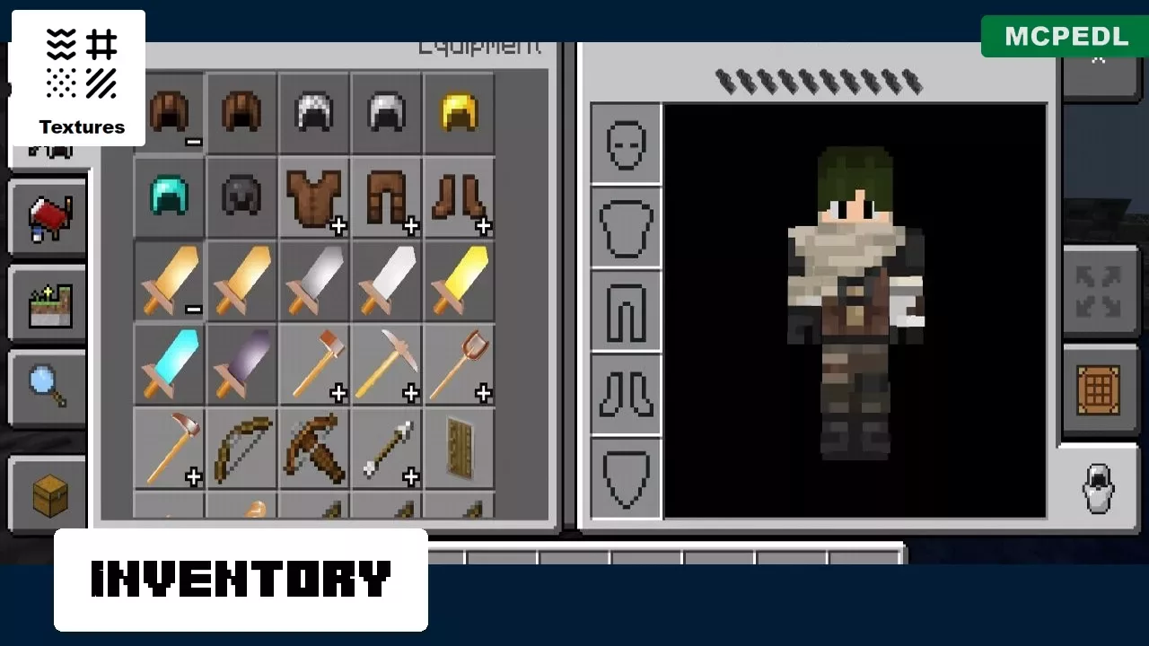 Inventory from Lego Texture Pack for Minecraft PE