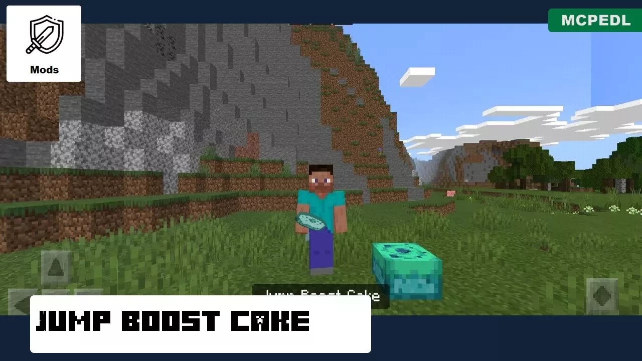 Jump Boost Cake from Cake Mod for Minecraft PE