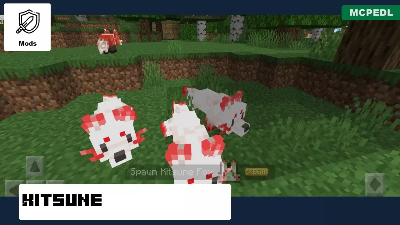 Kitsune from Fox Mod for Minecraft PE